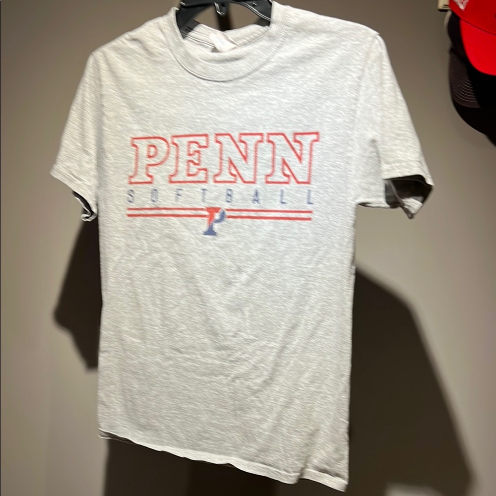 Gray PENN Softball T-Shirt (two)